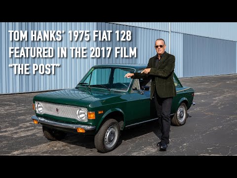 Tom Hanks' 1975 Fiat 128 Project featured in the 2017 film "The Post" to be auctioned for charity!