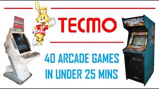 40 Tecmo Arcade Games In Under 25 Minutes