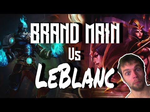 Brand Main V Diamond LeBlanc - Full Commentary Game play - League of legends season 7