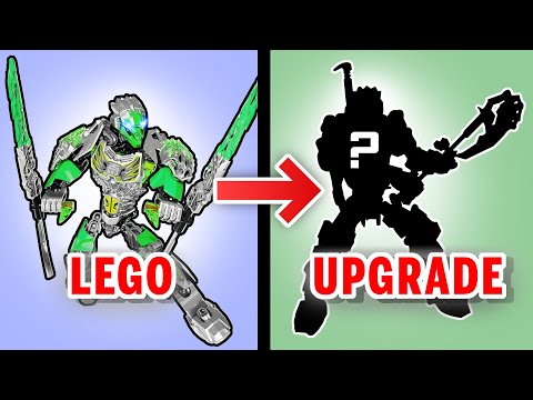 Using G2 LEWA UNITER's LEGO Parts To Build Bionicle MOCs