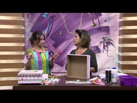 Mulher.com 20/02/2015 Marisa Magalhães - Caixa com scrap decor Parte 2/2