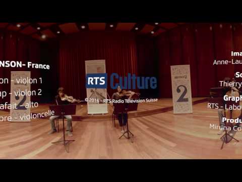 Concours de Genève - Finalistes quatuor à cordes: QUATUOR HANSON, France