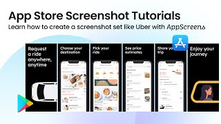 App Store screenshot design tutorial 2023 - Create screenshots like Uber with AppScreens