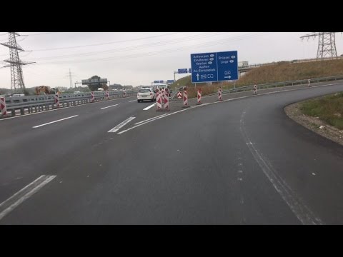Autobahn A4/A44/A544 AK Aachen 21:10:2016