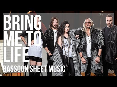 Bassoon Sheet Music: How to play Bring Me To Life by Evanescence