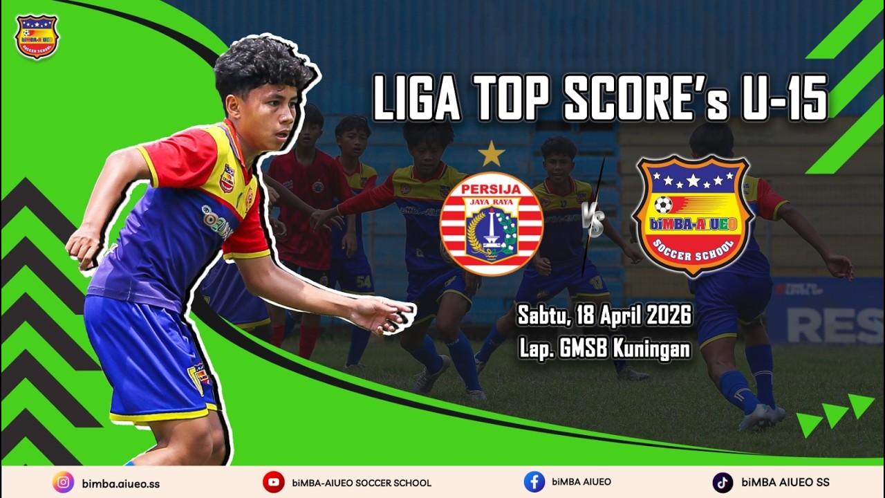 LIGA TOPSKOR JAKARTA | U-15 – PEKAN 9 | YOUNG TIGER vs biMBA AIUEO SS
