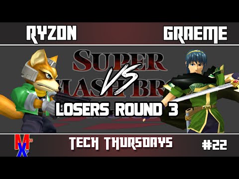 Tech Thursdays #22 - Ryzon (Fox) Vs Graeme (Marth) Melee LR3