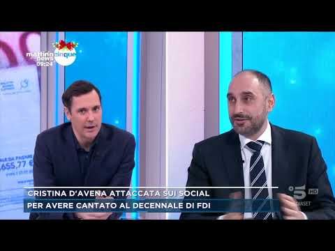 Michele Gubitosa ospite a Mattino5 - 16/12/2022