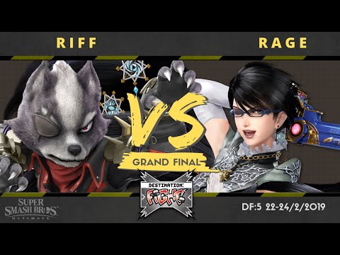 Destination Fight: 5 | Singles - Grand Final | RiFF (Wolf) Vs. Rage (Bayonetta)