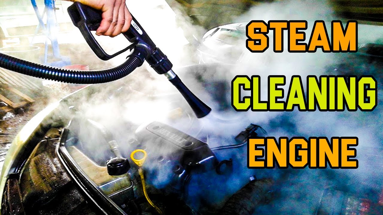 Watch video Steam Cleaning Car Engine - How To! Now Steam Cleaning Car Engine - How To!