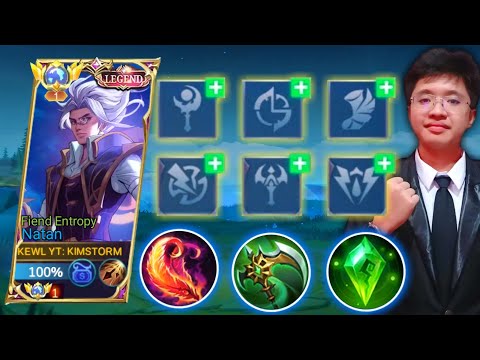 TOP 1 GLOBAL NATAN NEW RECOMMEND BUILD AND EMBLEM FOR SOLOQ🔥