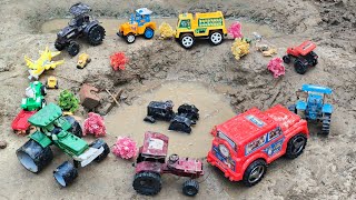 अरे बच्चों हमारे tractor ने बहुत बड़े गड्ढे और नदी पार करने का चैलेंज किया !! Vikas toys 111