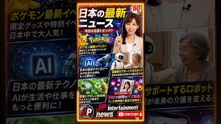 【最新】日本のニュースまとめ🇯🇵｜ポケモン・AI・最新発明・SNSで話題のニュース！