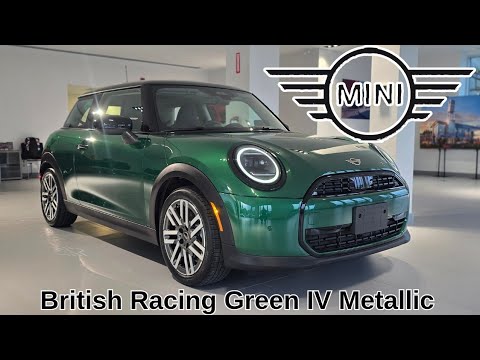 NEW ARRIVAL! 2025 MINI Cooper C 3 Door British Racing Green IV Metallic #mini #cooperc #f66