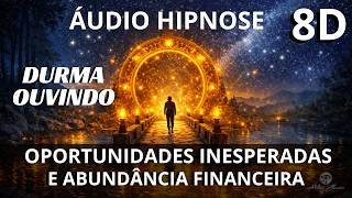 🔴ÁUDIO HIPNOSE 8D🎧  OPORTUNIDADES INESPERADAS e Abundância Financeira - Milton Alencar.