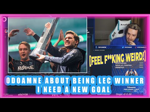 RGE Odoamne About Being LEC Winner - I Need A New Goal