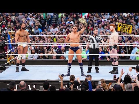 Gunther vs sheamus vs drew McIntyre WrestleMania 39 highlights 