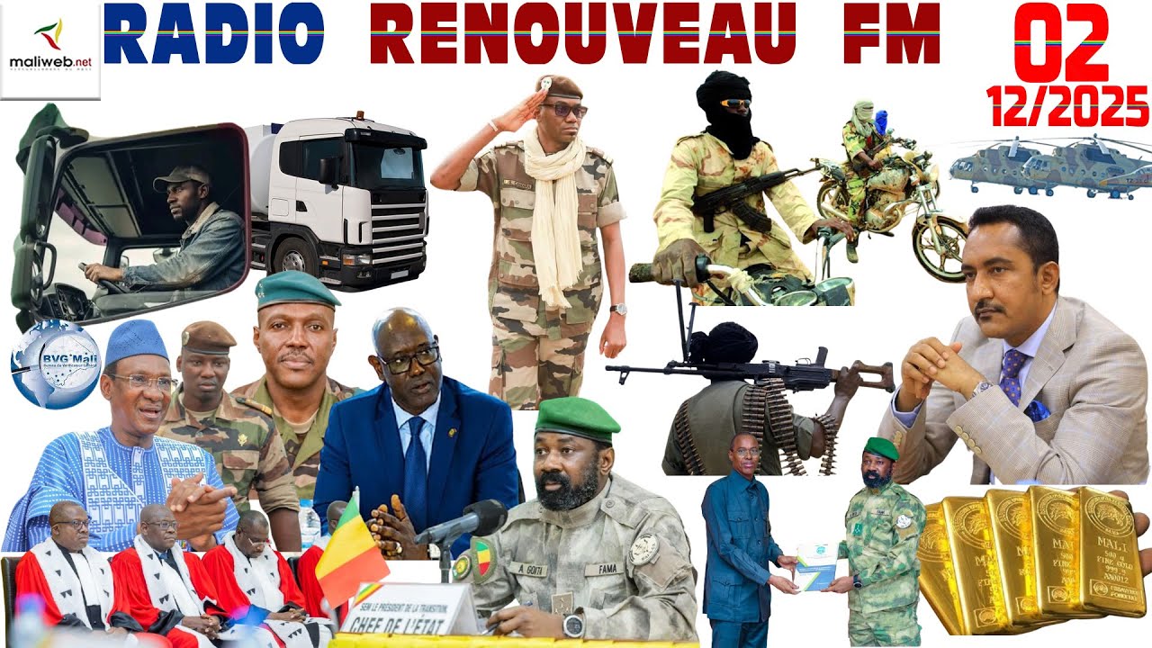 La Revue de Presse de la RADIO RENOUVEAU FM du 02 décembre 2025