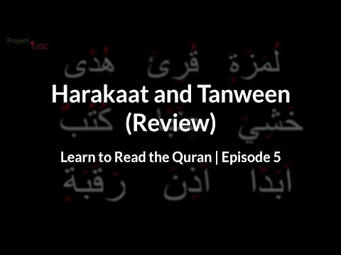 Harakaat and Tanween Review |  Learn to Read the Quran (Episode 5)