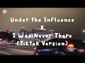 Tiktok Version - Under the Influence (Chris Brown) X I Was Never There (The Weeknd) (sped up)