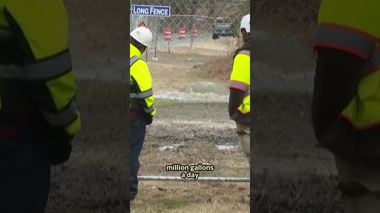 Massive sewer spill flowing into Potomac River upstream from Washington