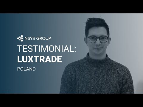 Luxtrade - Customer Success Story (Krystian Stolecki - Online Sales Manager)