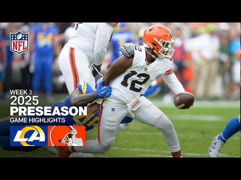 Los Angeles Rams vs Cleveland Browns | 2025 Preseason Week 3