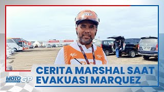 Cerita Marshal MotoGP Mandalika 2022 saat Evakuasi Marquez seusai Alami Crash di Sirkuit Mandalika