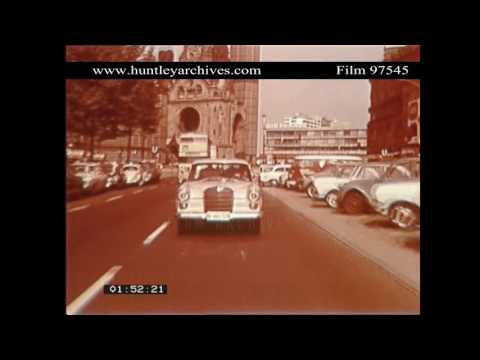 Berlin in 1966.  Archive film 97545