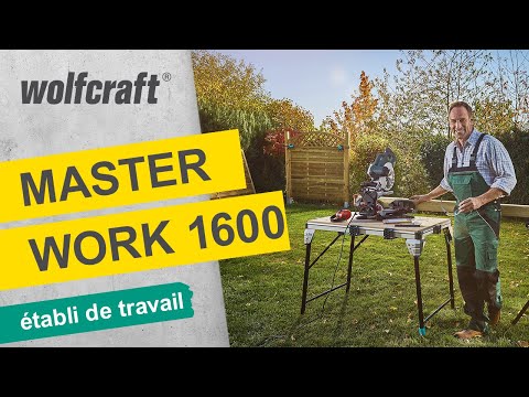 Etabli Pliant Wolfcraft Master 600, 65 X 53 Cm