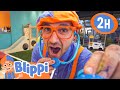 Doctor Blippi Visits An Indoor Playground 2 HOURS OF BLIPPI TOYS