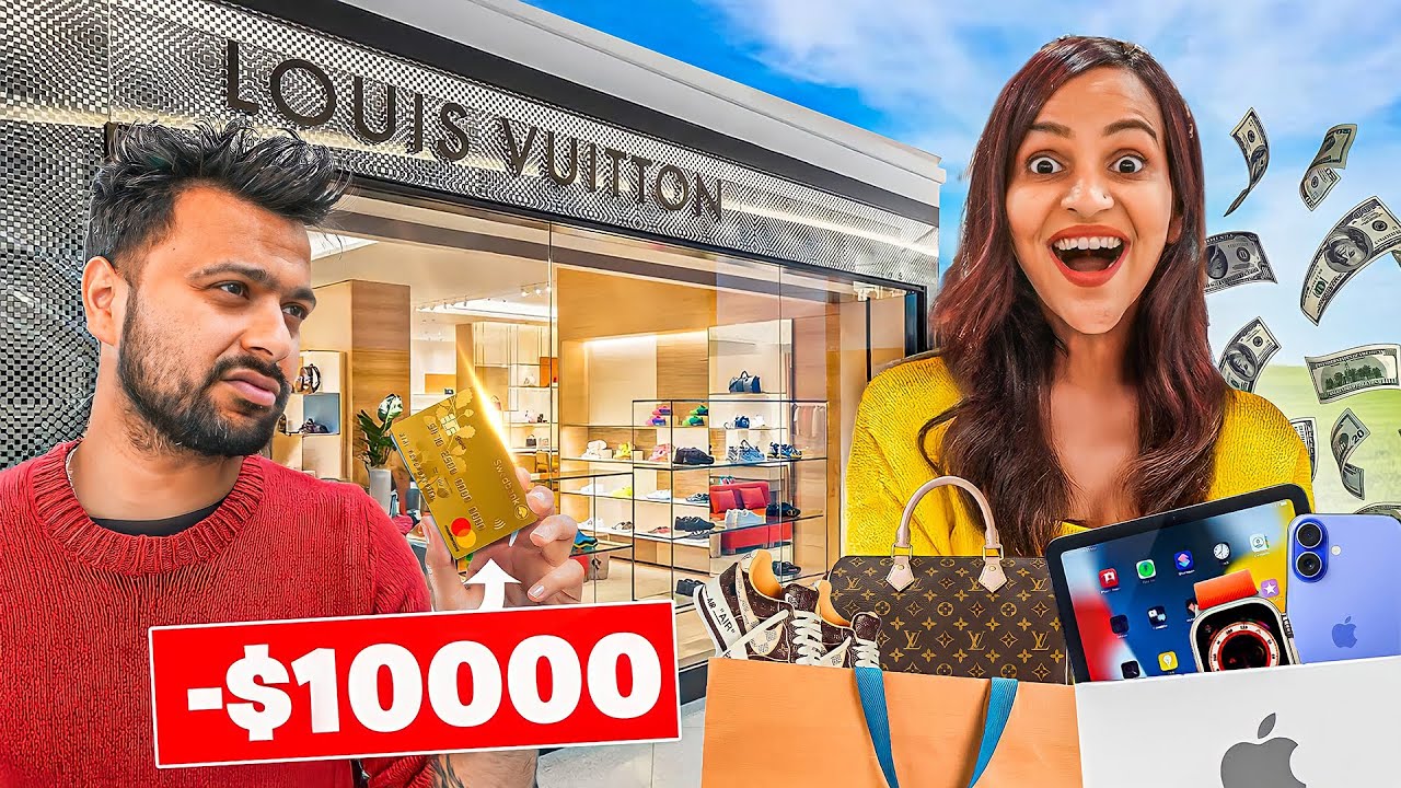 10 Lakh Rs Shopping Challenge in America 😳