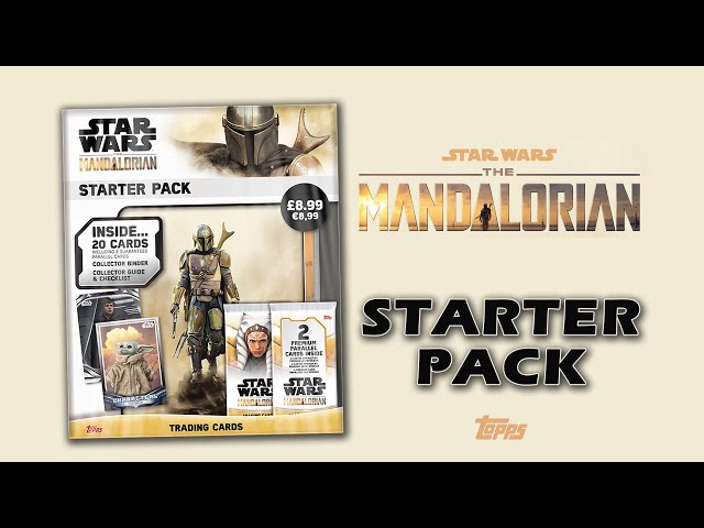 Vídeo relacionado con Topps Tarjetas de Trading Mandalorian de Star Wars-Paquete de Inicio, Color Starter Pack (FS0002774-UK)