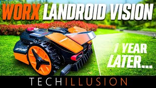 🔥STILL A GOOD CHOICE in 2025?!🧐 Long-term test WORX LANDROID VISION Robotic lawnmower After 1 year😱