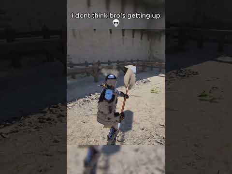 I dont think bros okay 😭| #fyp #halfsword #gaming #shorts