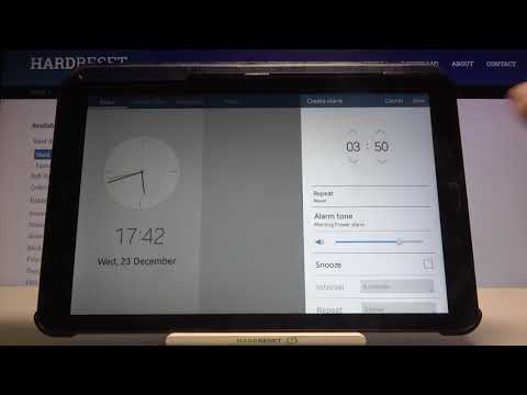 How to Create Alarm Clock in SAMSUNG Galaxy Tab E