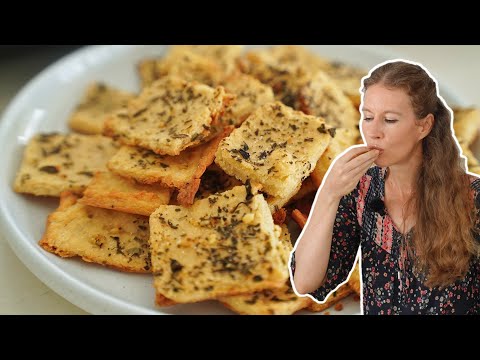 Crispy Chickpea Crackers — Just Dried Chickpeas + Water + Spices