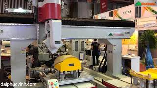 MÁY GIA CÔNG CNC 5 Trục 2 Bàn 3 Dao Woodmaster