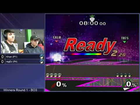 SG 19.7 SSBM - Khan (White Marth) vs. regEx (Black Marth) - Melee WR1