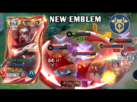UNDERATED EMBLEM BUT PERFECT FOR TEAM FIGHT SUSTAIN! | YU ZHONG BEST BUILD 2025