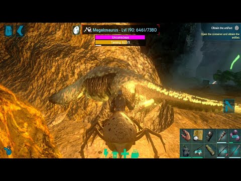 Ark Mobile - Artifact Of The Clever | Megalosaurus Taming Ark Mobile | Ark Mobile Megalosaurus