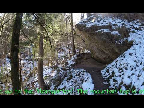 Поход в Альпы, к вершине "Heimgarten" 1790m . Mountain hike to the peak "Heimgarten" 1790m.