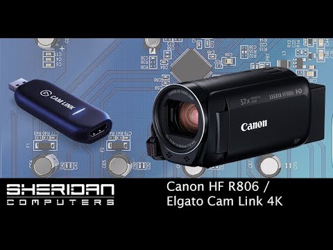 Canon Legria HF R806 | Elgato Cam Link 4K | OBS | Streaming