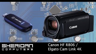 Canon Legria HF R806 | Elgato Cam Link 4K | OBS | Streaming