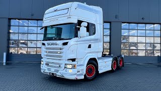 Scania R580 V8 6x2 trekker Topline / Retarder / Full Air / Hydraulic truck tractor | Image 4 - Autoline
