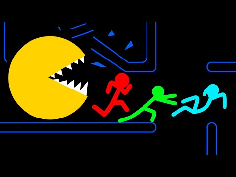 Stickman VS Minecraft: Evil Pacman.exe Survival Tournament - AVM Shorts Animation