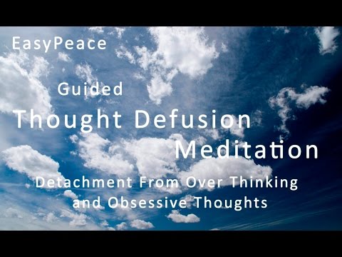 OCD Meditation: Guided Meditation for OCD/Anxiety - Detachment from Intrusive Thoughts