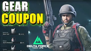 Delta Force How to Use Gear Coupon (Free Loadout)
