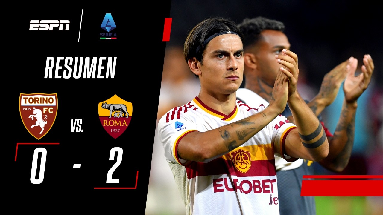 LA ROMA SIGUE IMPARABLE: GANÓ Y LLEVA PUNTAJE PERFECTO EN LA SERIE A | Torino 0-2 Roma | RESUMEN