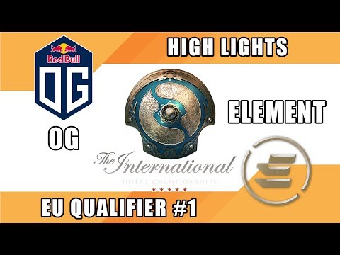 OG vs Element Pro -  EU Qualifier #1 - WHAT'S A GAME! - TI8 Open Qualifier | Dota 2 Highlights